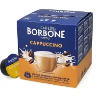 Caffe Borbone | Cappuccino - 16 capsules pour Dolce Gusto
