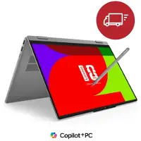 Lenovo IdeaPad 5a 2-in-1 Gen 11 15 AMD Processeur AMD Ryzen AI 7 445 2,00 GHz jusqu?à 4,60 GHz, Windows 11 Famille 64, 1 To SSD M.2 2242 PCIe Gen4 QLC - 83UMCTO1WWBE2