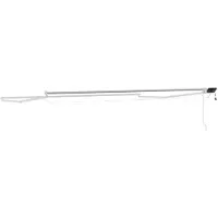 vidaXL Armature de store électrique blanche 4 x 3 m en aluminium
