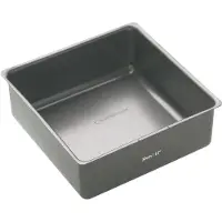 Masterclass Non-stick Sqare Loose Base Deep Cake Pan 30 Cm Argenté