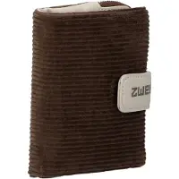 Zwei Porte-monnaies 'MADEMOISELLE.M MW5' beige / marron châtaigne