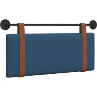 vidaXL Tête de lit suspendue BleuPolyuréthanestyle antique