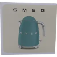 Smeg Bouilloire sans fil 1.7l 2400w vert émeraude - - KLF03EGMEU -