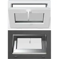 vidaXL Fenêtre pour cave RISOR, 60 x 40 cm, PVC et verre