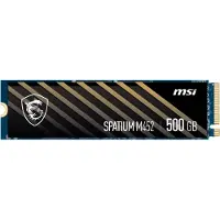 MSI SPATIUM M452 PCIe 4.0 NVMe M.2 500GB PCI Express 4.0 3D NAND