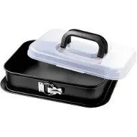 Kaiser Inspiration Spring Pan Rectangular 35x24 Cm Tiramisu Mold Noir