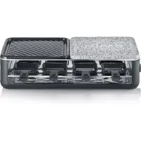 Severin RG 2366 Raclette-Grill RG 2366, Gril naturel/plaque de gril