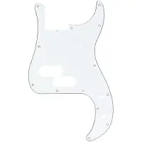 Fender Pickguard pour Precision Bass 60s Vintage de 13 trous 3 Plis Blanc