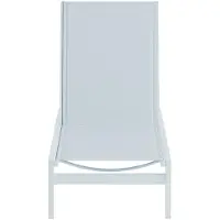 Venture Home Chaise longue Copacabana bleu clair