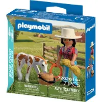 Playmobil geobra Brandstätter Stiftung & Co.K DuoPack Cavalière avec son poulain