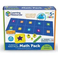 Learning Resources Pack de math matiques avec souris robotis e Code and Go de