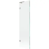 Mexen Lunar L Paroi de baignoire à 1 vantail 50 x 150 cm, transparent, nickel brossé - 897L-050-000-97-00