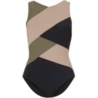 Bonprix Maillot 1 pièce sculptant, maintien modéré
