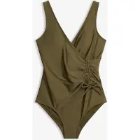 Bonprix Maillot 1 pièce sculptant à fronces, maintien léger