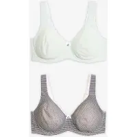 Bonprix Lot de 2 soutiens-gorge coton non rembourrés avec armatures