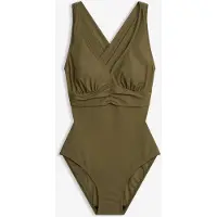 Bonprix Maillot 1 pièce sculptant à bretelles croisées, maintien léger