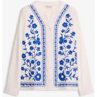 Bonprix Blouse brodée 100% coton