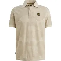 PME Legend Polo Piqué Imprimé Beige