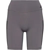 Adidas Optime Workout 3 Stripes 7´´ Short Leggings Marron XS Femme