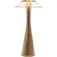 Kartell Lampe de Table , Space, Or / laiton, Salon / séjour, Plastique, Design