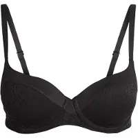 Chantelle T-shirt Beugel Bh - voorgevormd - Norah - T-shirt bh met brede bh band - 80E - Zwart, Noir, (80 E)