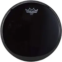 Remo BE-0012-ES Emperor Ebony Noir 12" Peaux de frappe