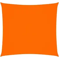 vidaXL Voile d'ombrage Oxford Tissu Carré 2x2 m Orange