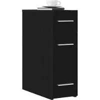 vidaXL Armoire d'apothicaire Chêne noir 20 x 45,5 x 60 cm