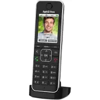 AVM FRITZ!FON C6 Black Edition Répondeur VoIP sans fil, babyphone, mains libres
