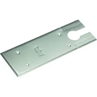 Dorma Kaba Plaque de recouvrement pour BTS 75V / 80 (Porte d'entrée, Porte de chambre, Porte en bois, Porte-fenêtre, Intérieur)
