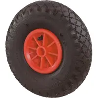 BS Rollen Luftrad D10.200 Gummi schwarz 200mm Tragkraft 80kg Luftreifen Rad