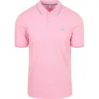 Sun68 Polo Petites Rayures Collar Clair Rose taille XXL