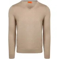 Suitable Merino Pull Col V Beige