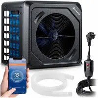 Humberg Pompe à chaleur pour chauffe-eau de jacuzzi et de piscine, 5 kW, modèle HM-910 de