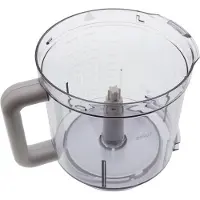 De'Longhi Bol de 2 000 ml pour robot ménager Braun Multiquick 3, 5, CombiMax, K600, K650, K700, K750 et Tribute