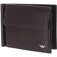 Golden Head Cuir porte-monnaie pince à billets Capri RFID Protect Clip-Scheintasche 1921 Dunkelbraun marron foncé