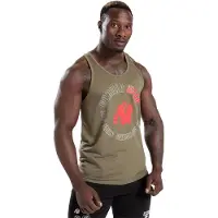 Gorilla wear T-Shirt fonctionnel 'Lafayette' vert foncé / rouge sang / blanc