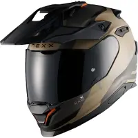 NEXX Y.TRAVL Quest Mat Sand Gris Casque Intégral Adventure Taille L