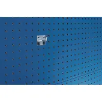 Bott Crochet incliné profondeur 75 x diamètre 6mm pour plaques perforées 5pcs / UV - 14001121