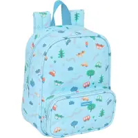 Safta Sac à dos pour enfants Coches Bleu 22 x 27 x 10 cm