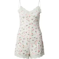 Hunkemoller Shorty 'Nana' vert / vert pastel / rose