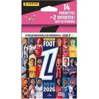 Panini Carte à collectionner Foot 2025-2026 Ligue 1 McDonald's Blister 14 pochettes + 2 offertes