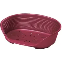 Ferplast Panier pour chien rouge bordeaux 25 x 59 x 59 cm