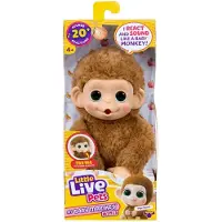 Little Live Pets Peluche - - Mon Mini Bébé Singe - Caramel - 4 ans et plus