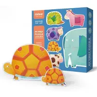 Mideer - Mon 1er puzzle animaux géométriques - TROUSSELIER