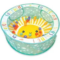 Infantino Piscine à balles pop-up Infantino 88 cm - 50 balles multicolores