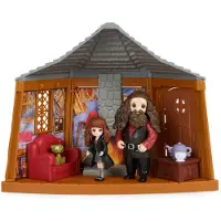 Wizarding World Of Harry Potter Coffret de jeu Harry Potter Magical Minis Hagrid's Hut avec 2 figurines et 9 accessoires de poup e, jouets pour enfants partir de 6 ans