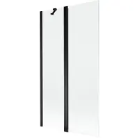Mexen Mist Paroi de douche à 2 volets 100 x 150 cm, transparent, noir - 8A9-100-011-70-00