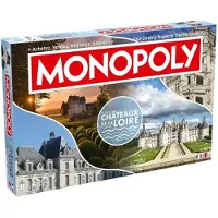 Winning Moves Jeu classique Monopoly Châteaux de la Loire