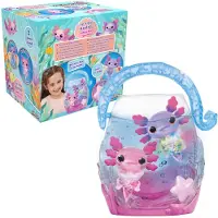 Goliath Animagic - - Lot de deux axolotls - Aquarium à bulles - Rose/Violet - À partir de 4 ans